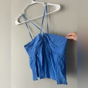 Universal Thread Blue Pleated Camisole